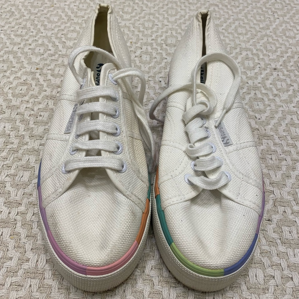 Superga Pastel Block Color Sneakers - size 8